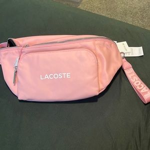 LACOSTE NWT WAIST / FANNY PACK BAG PINK